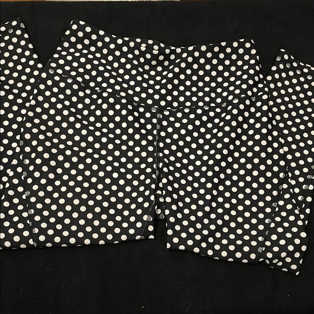 C&C California Black and White Polka Dot Bike Shorts